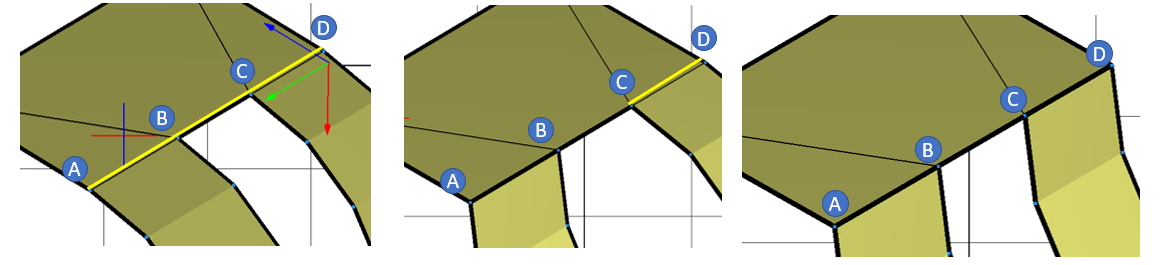 Overlapping conditional lines